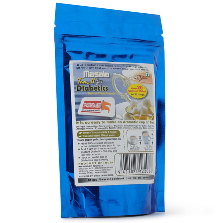 Instant Diabetic Tea Instant Masala Tea for Diabetics – Marathi Swad USA